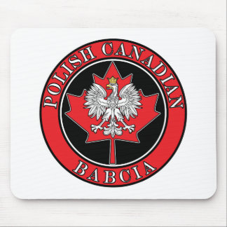 Tapis De Souris Feuille d'érable canadienne de Pologne Babcia