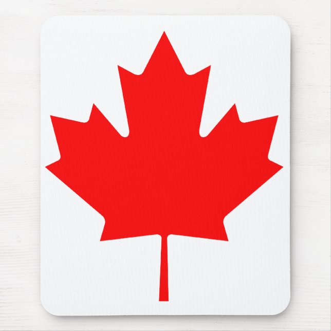 Tapis De Souris Feuille d'érable du Canada (Devant)