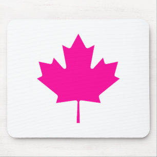 Tapis De Souris Feuille d'érable MagentaTransp les cadeaux de Zazz