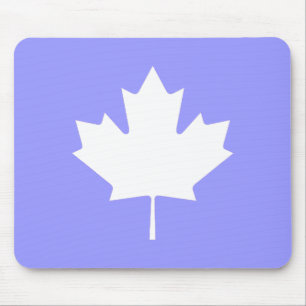 Tapis De Souris Feuille d'érable Transp blanc le MUSÉE Zazzle