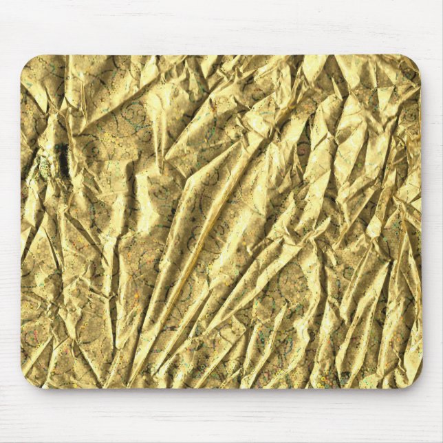 Tapis De Souris Feuille d'or brillante (Devant)