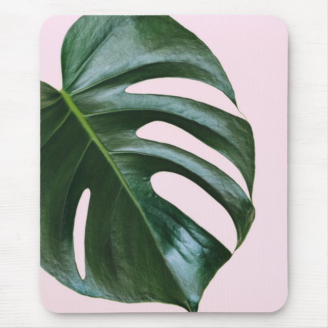 Tapis De Souris Feuille tropicale de Monstera (Devant)