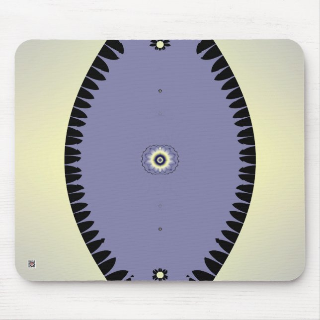 Tapis De Souris Feuille violette (Devant)