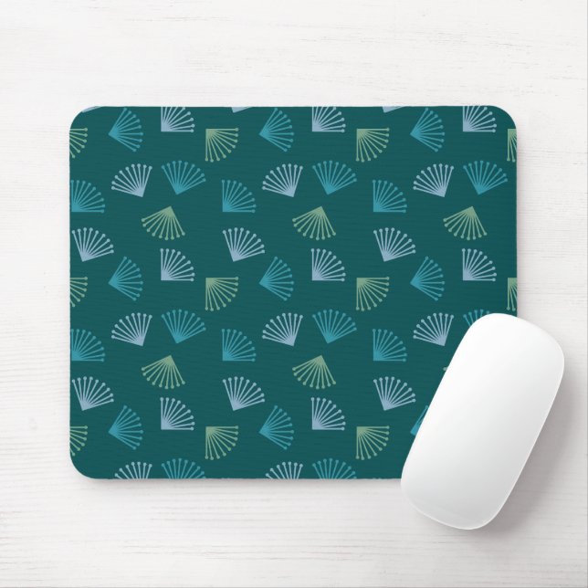 Tapis De Souris Feuilles Art déco (Avec souris)