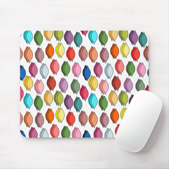 Tapis De Souris Feuilles colorés (Avec souris)