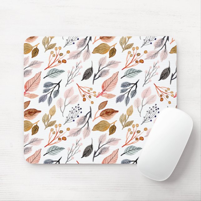 Tapis De Souris feuilles d'arbre (Avec souris)