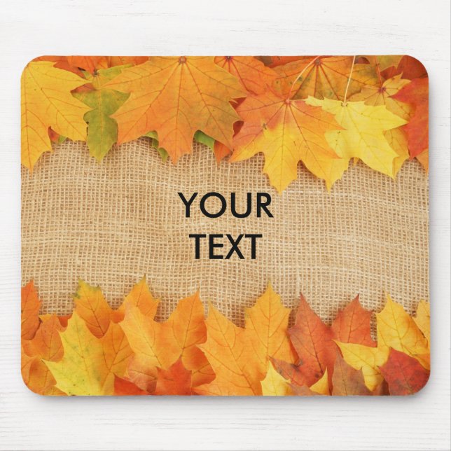Tapis De Souris Feuilles d'automne (Devant)