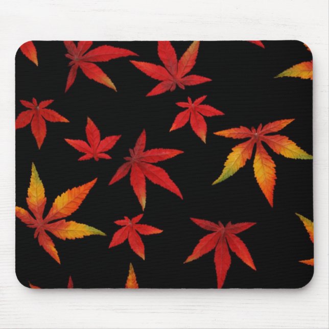 Tapis de souris Feuilles d'automne (Devant)