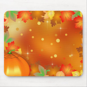 Tapis De Souris Feuilles d'automne colorées bon thanksgiving