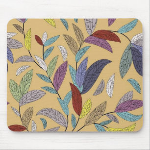 Tapis De Souris Feuilles d'automne Mosaic Mousepad