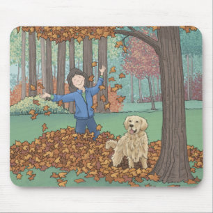 Tapis De Souris Feuilles d'automne Panier