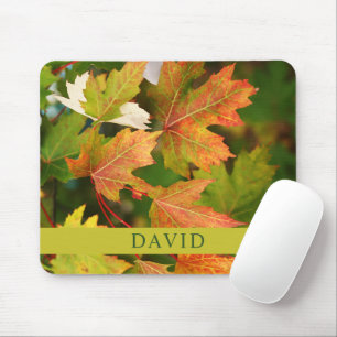 Tapis de souris Feuilles d'automne Tendance