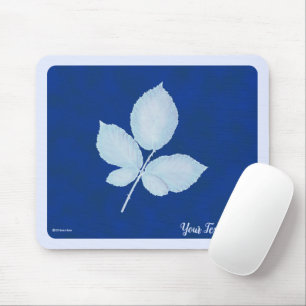 Tapis De Souris Feuilles de brique d'impression Cyano