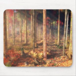 Tapis De Souris Feuilles de Gold Mousepad