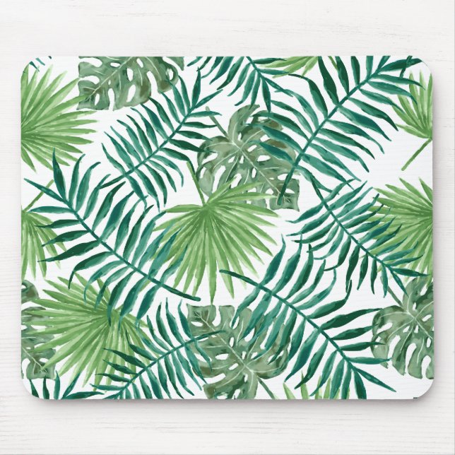 Tapis De Souris Feuilles de la jungle tropicale (Devant)