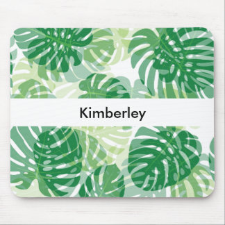Tapis De Souris Feuilles de palmiers tropicaux magnifiques