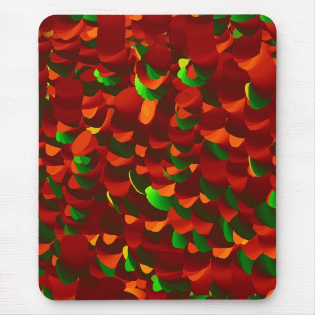 Tapis De Souris Feuilles de rose (Devant)