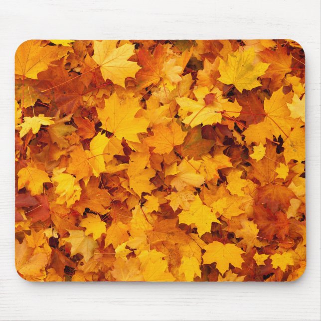 Tapis De Souris Feuilles d'été indiens (Devant)