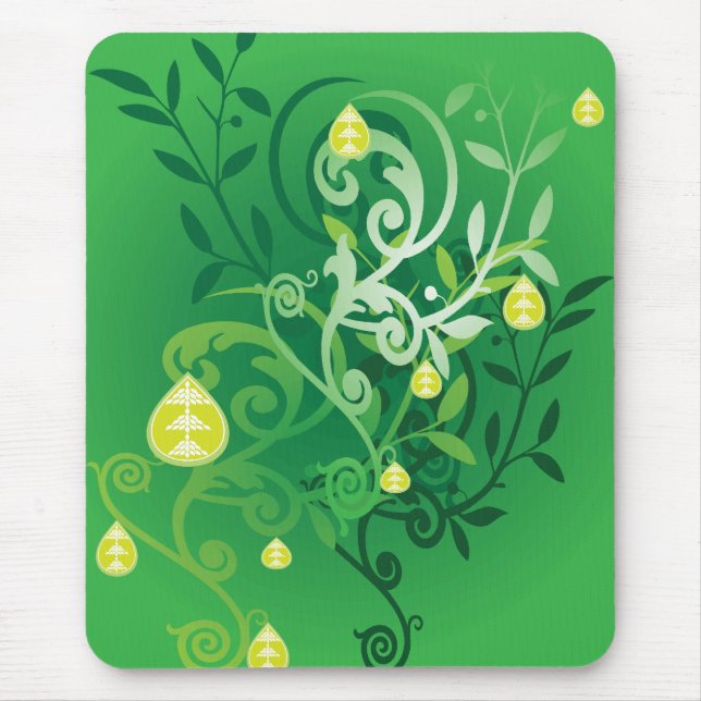 Tapis De Souris feuilles et fruits (Devant)