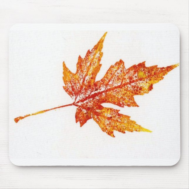 Tapis De Souris Feuilles Nature Imprime Mousepad (Devant)