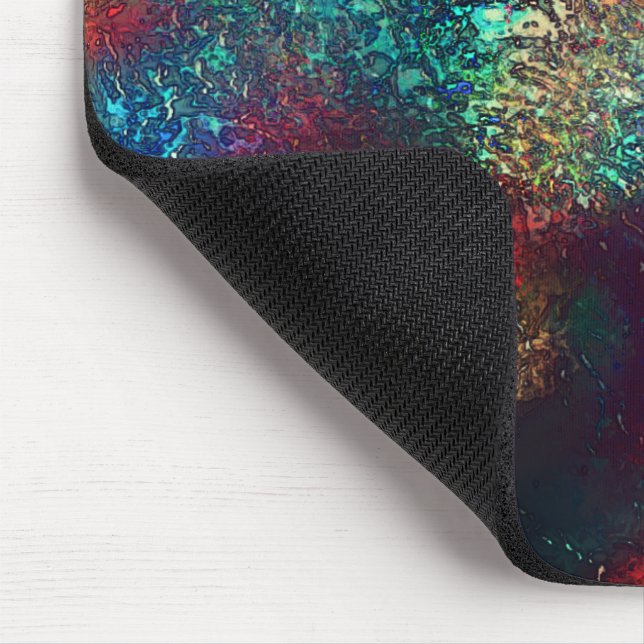 Tapis De Souris Feuilles rocheuses ou en aluminium sous plastique  (Coin)