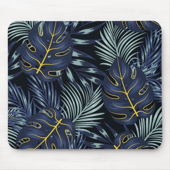 Tapis De Souris Feuilles Tropicales (Devant)