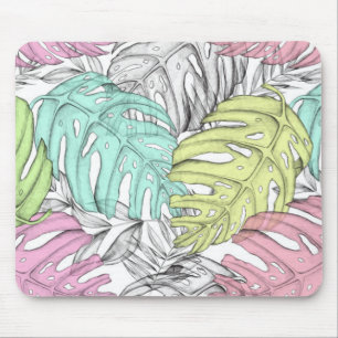 Tapis De Souris Feuilles tropicaux
