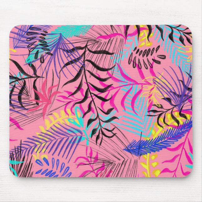 Tapis De Souris Feuilles tropicaux (Devant)