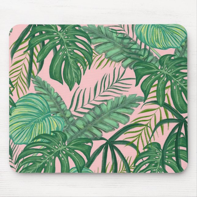 Tapis De Souris Feuilles tropicaux (Devant)