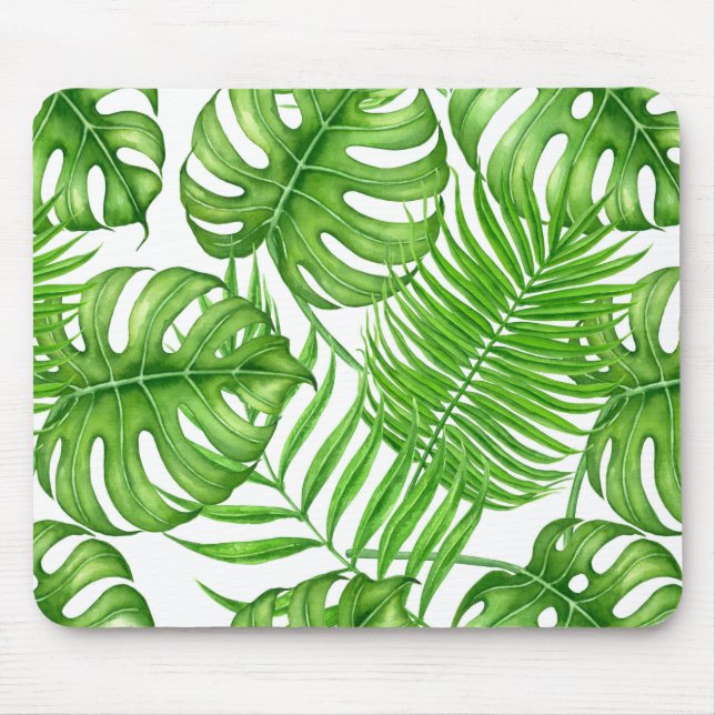 Tapis De Souris Feuilles tropicaux (Devant)