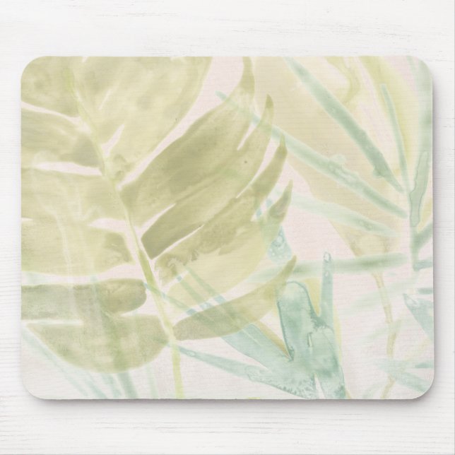Tapis De Souris Feuilles tropicaux muets (Devant)