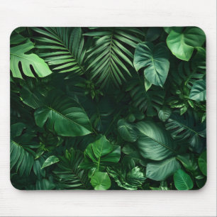 Tapis De Souris Feuilles tropicaux verdoyants