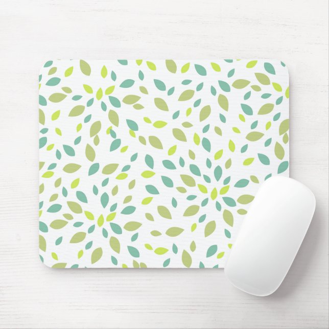 Tapis De Souris Feuilles (vertes) (Avec souris)