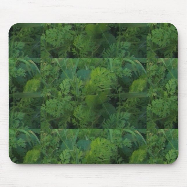 Tapis De Souris Feuilles verts (Devant)