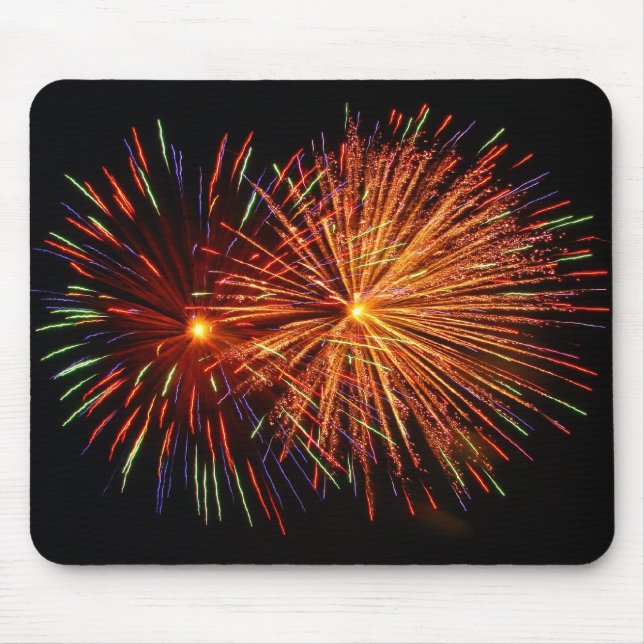 Tapis De Souris Feux d'artifice Mousepad (Devant)