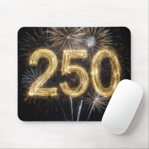 Tapis De Souris Feux d'artifice pour le 250e anniversaire de l'Amé