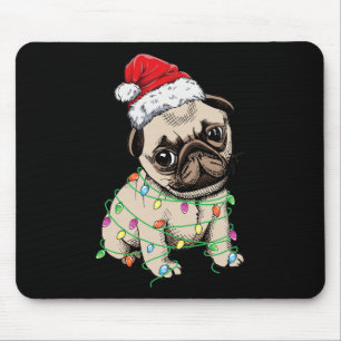 Tapis De Souris Feux de Noël Santa Hat Xmas Cadeaux Garçons Ki