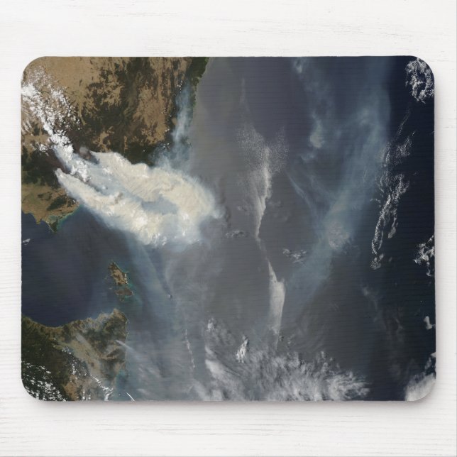 Tapis De Souris Feux et fumée dans le sud-est de l'Australie (Devant)