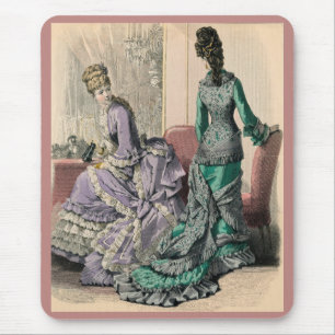 Tapis De Souris Février 1877 Mosaïque victorienne
