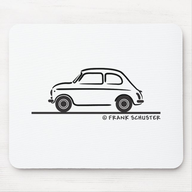 Tapis De Souris Fiat 500 Cinquecento (Devant)