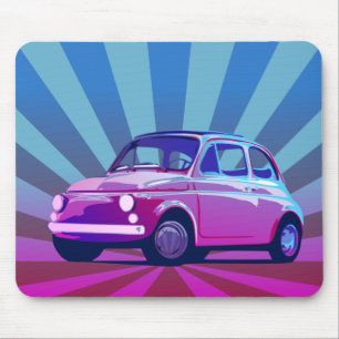 Tapis De Souris Fiat 500 Coloré