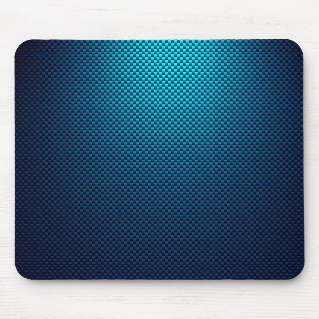 Tapis De Souris Fibre de carbone bleue (Devant)