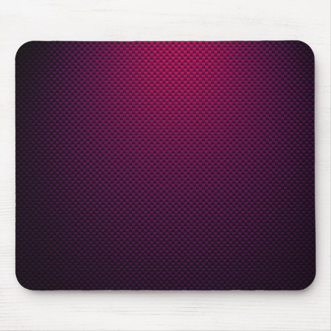 Tapis De Souris Fibre de carbone noir bleu violet (Devant)