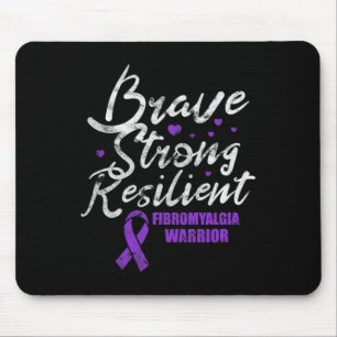 Tapis De Souris Fibromyalgie brave résistible lauréats de fibro ré