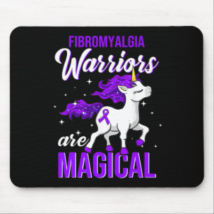 Tapis De Souris Fibromyalgie Guerrier de sensibilisation amusant U