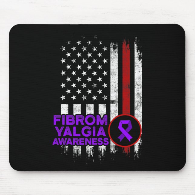Tapis De Souris Fibromyalgie Survivant Fier Guerrier 13 (Devant)
