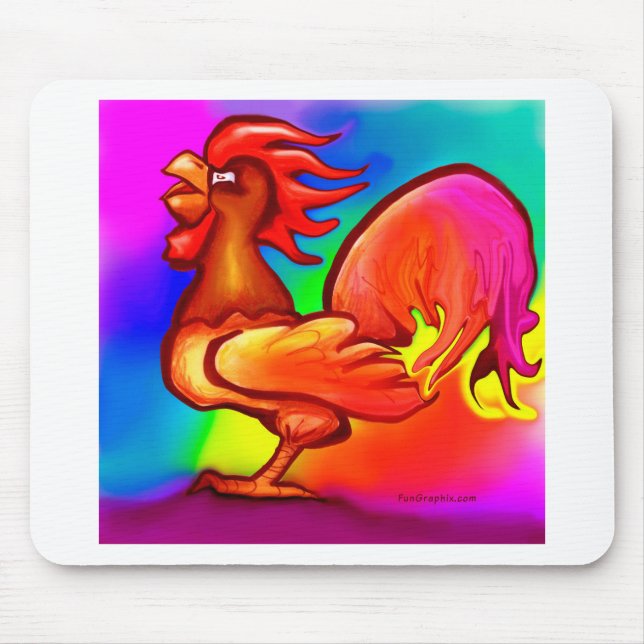Tapis De Souris Fiche d'incendie (Devant)