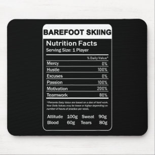 Tapis De Souris Fiches nutritionnelles Ski Repied