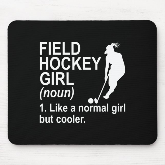 Tapis De Souris Field Hockey Girl Definition  (Devant)