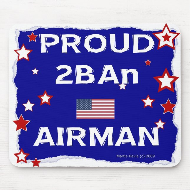 Tapis De Souris Fier Airman 2BA - En Honneur - Mousepad (Devant)
